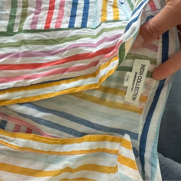 Emerson Fry Multicolor Striped Swim Coverup - Picture 6 of 6